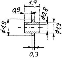 Weinert 9888 Isolierbuchse 0,98 IDm.f.Brems