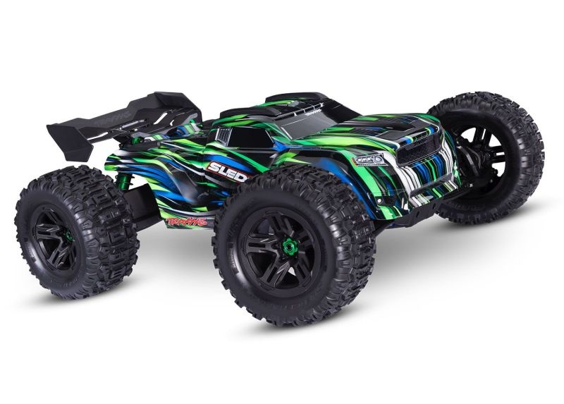 TRX95096-4-GRN SLEDGE 4x4 belted grün 1/8 Monster-Truc