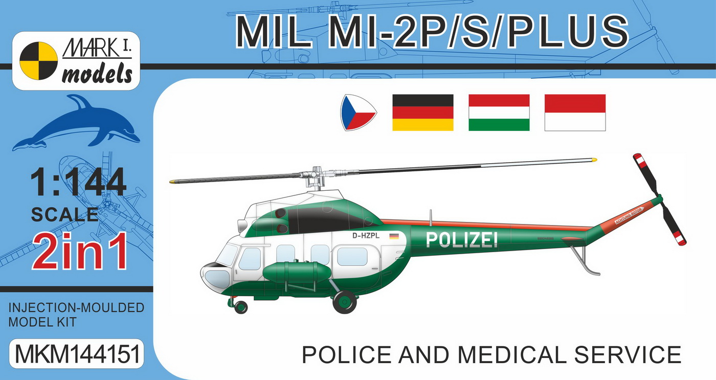 MKM144151 Mil Mi-2 Hoplite  Police/Medical Service