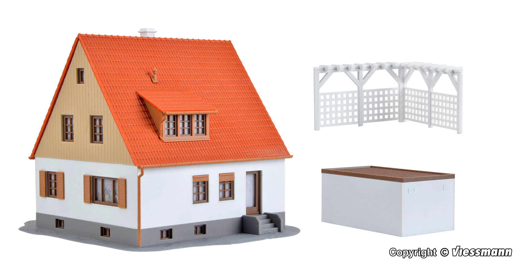 Kibri 38748 Einfamilienhaus mit Terrasse