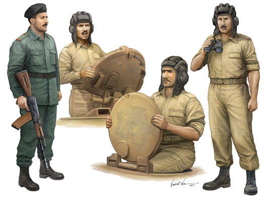 750439 Irakische Panzerbesatzung