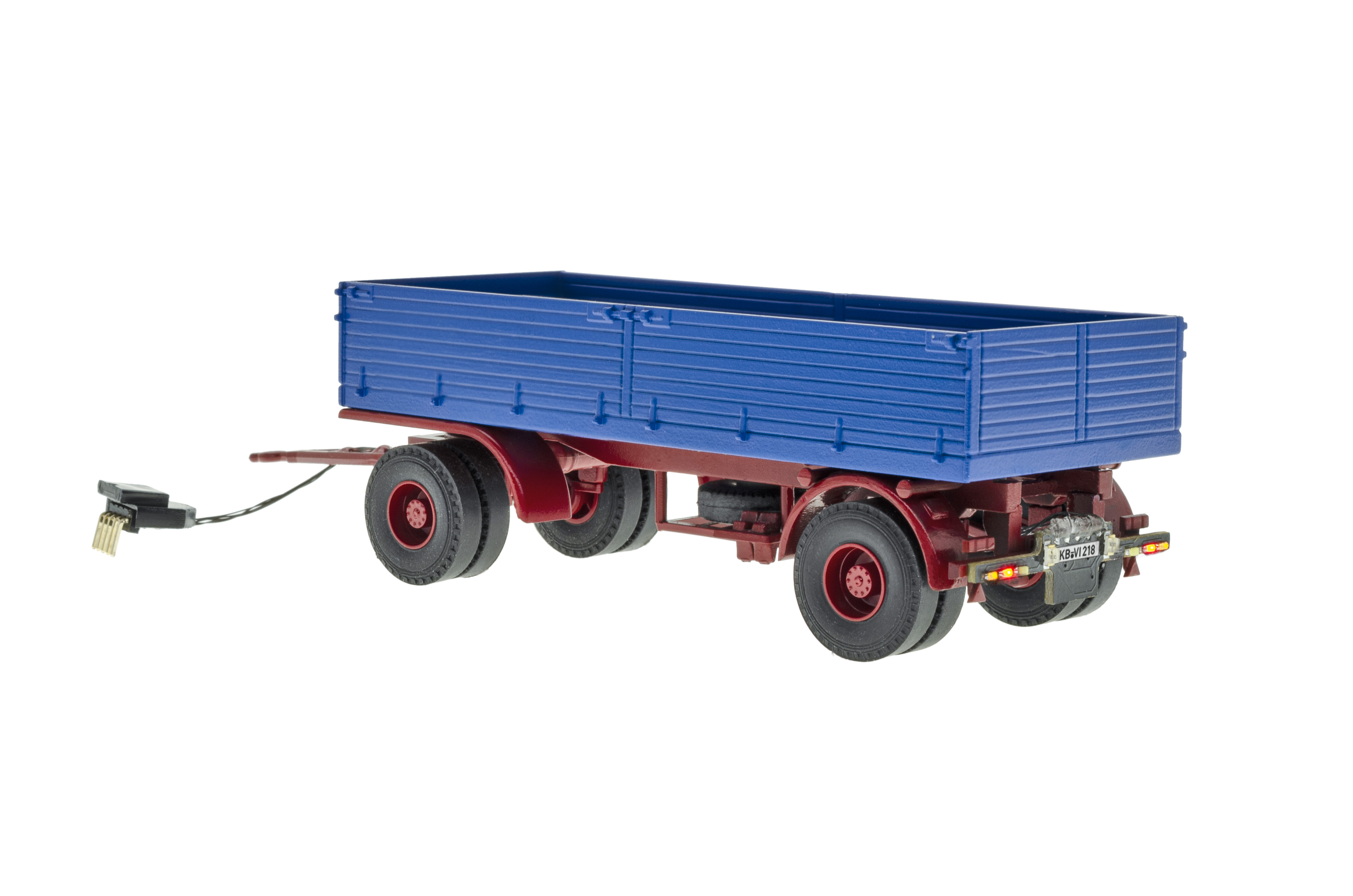 8218 CarMotion: 2a Kipp-Anhänger blau