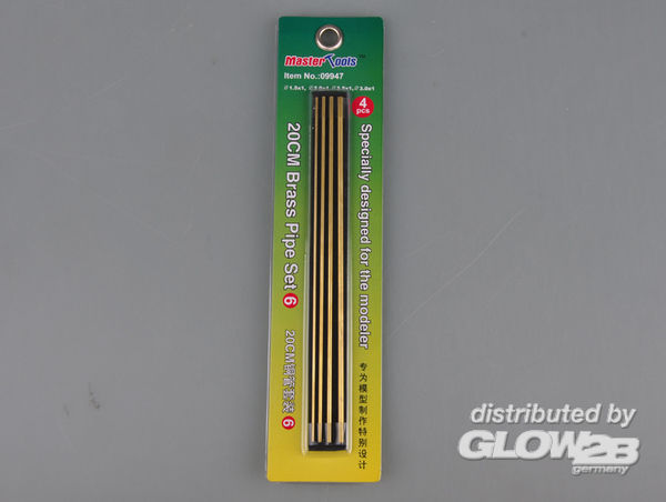 09947 20CM Brass Pipe / Messingrohr Set 6