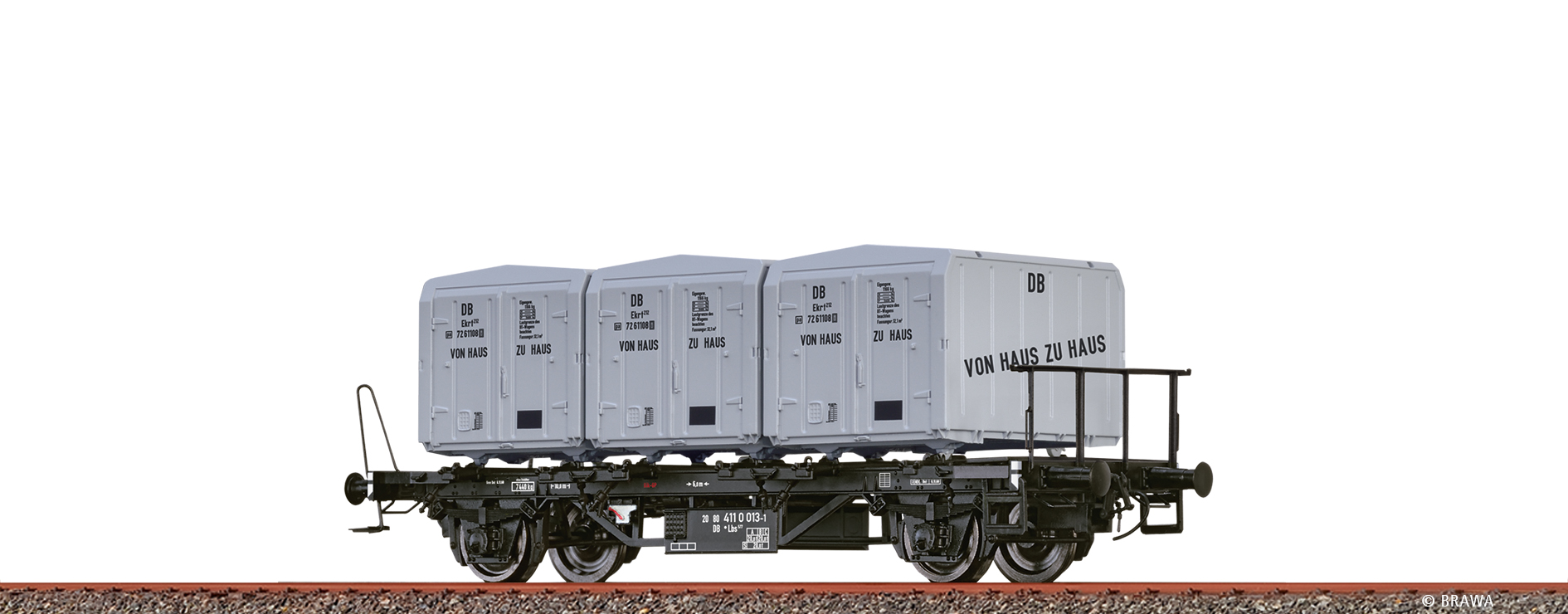 Brawa 50600 DB Behältertrgwg.Lbs577 "Von Haus." Ep.4