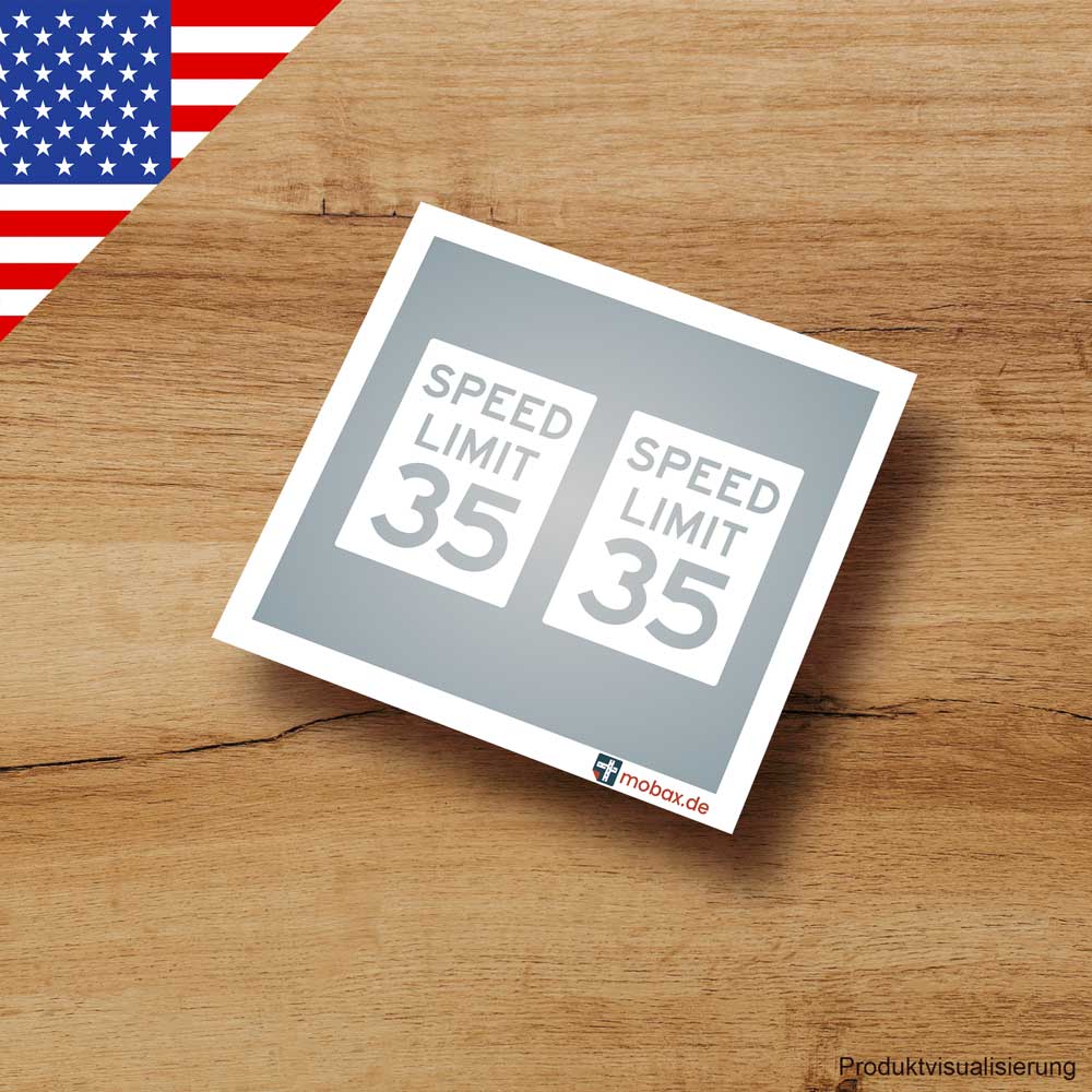 US-W-05-35-H0 Speedlimit - Pavement Marking