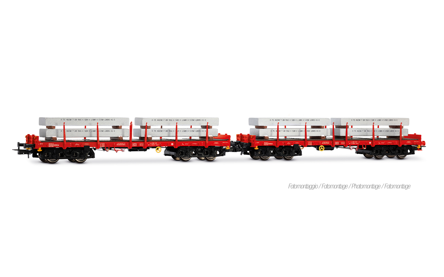HR6702 DBSR Flachwagen Rmms Set 2tlg. Ep.6