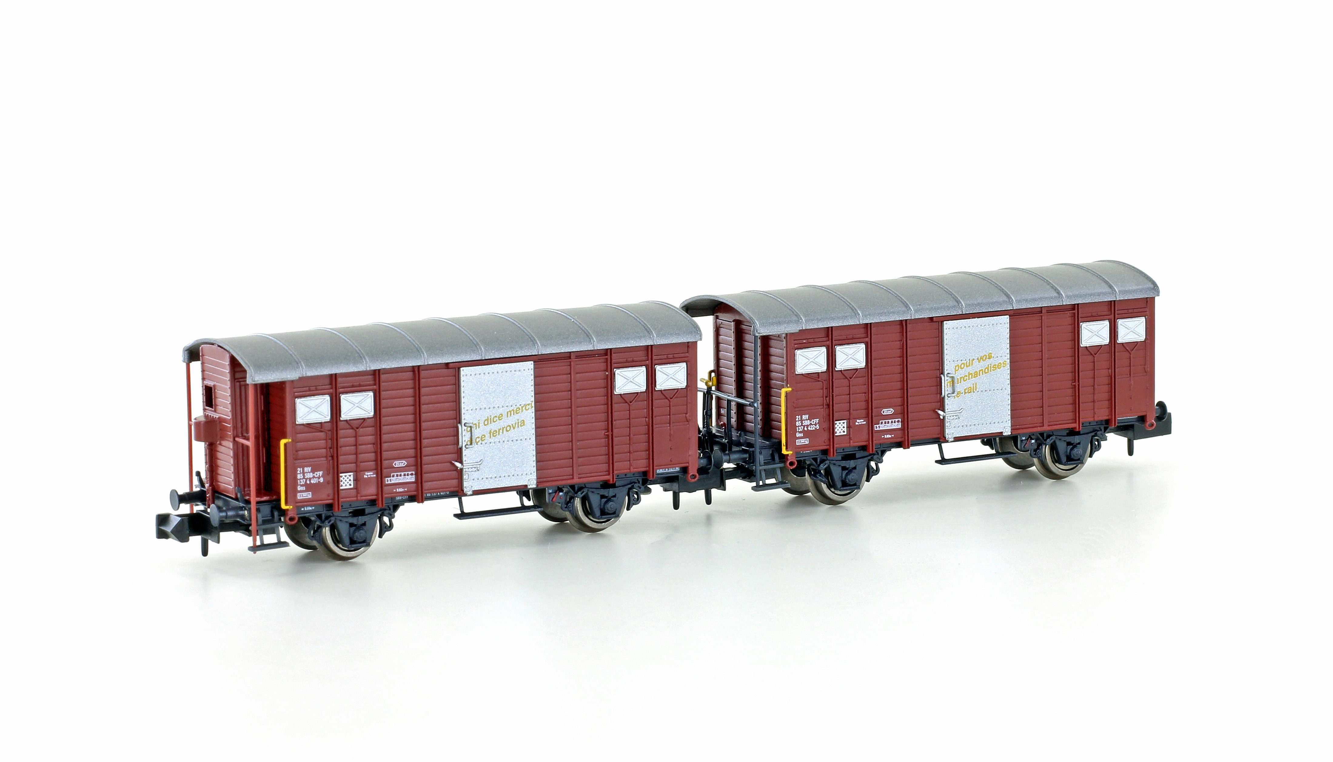 24251 SBB gedeckte Güterwagen-Set 2-tlg Ep.4