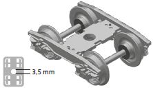 NME 960002 Y25 Lsi(f) FFB-K Drehgestell 2 St. DC