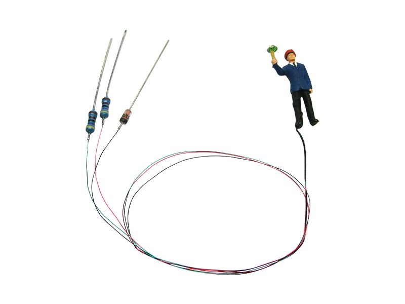 50263 Schaffner mit LED Lichtwechsel Kelle ro