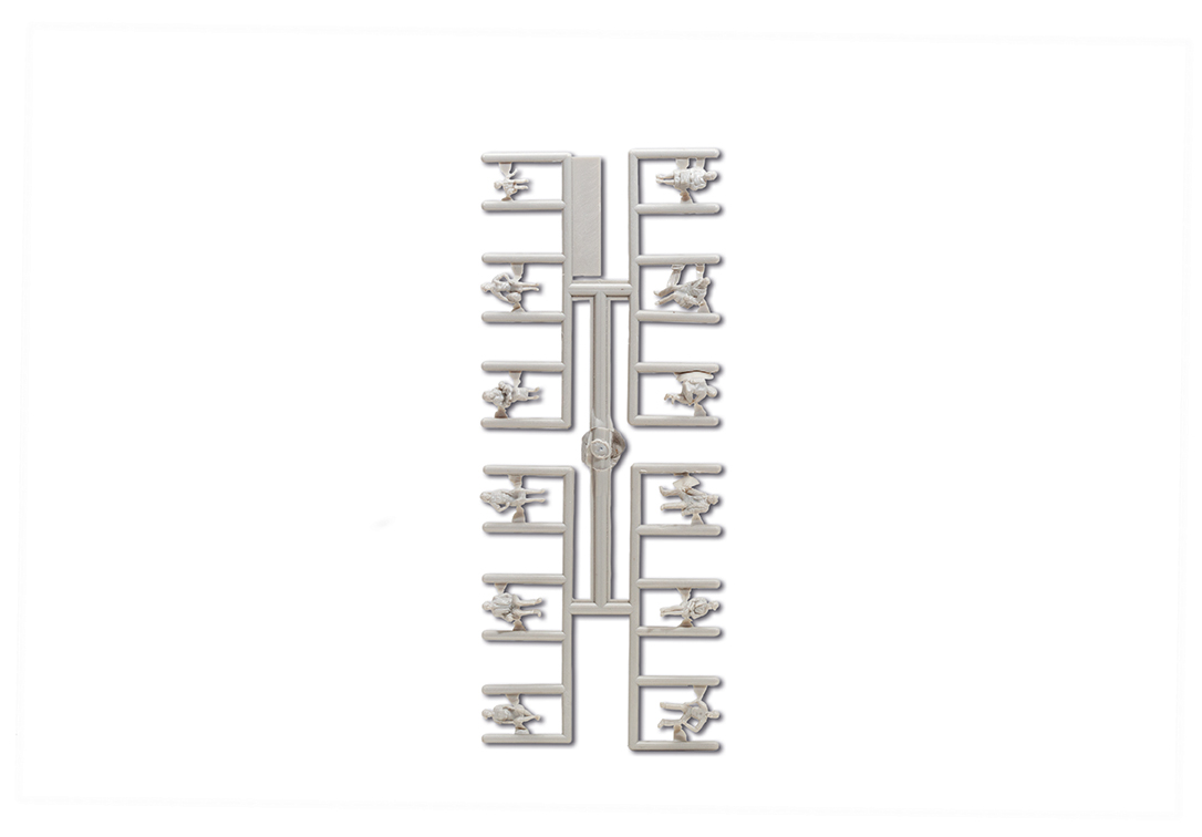 14985 Unbemalte Figuren, 72 St.