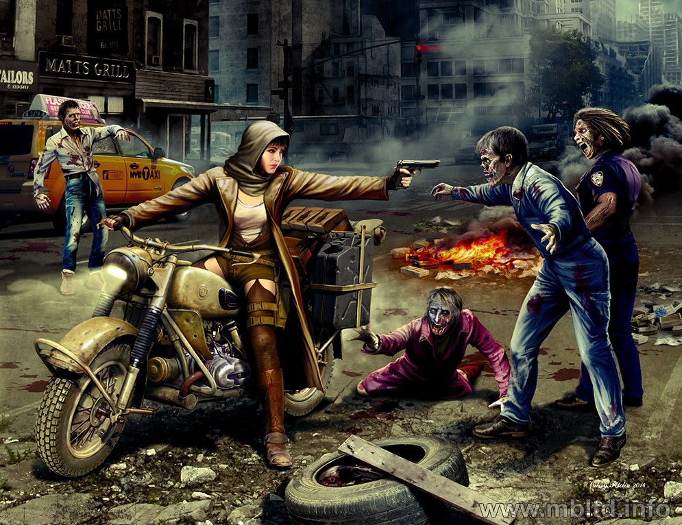 MB35175 Zombie Hunter - Road to Freedom