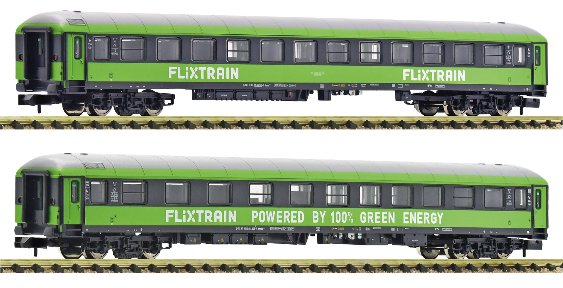6260085 Flixtrain Reisezugwagen-Set 2-tlg. Ep.6