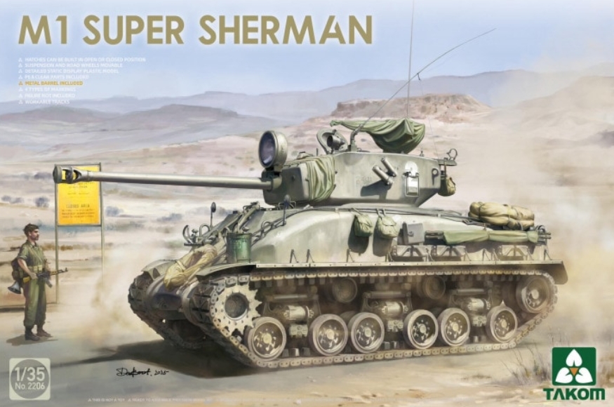 Takom 2206 M1 Super Sherman