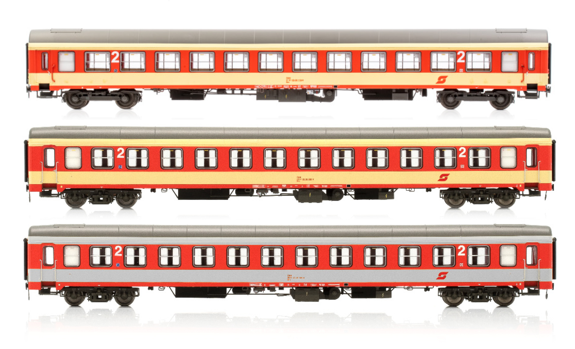 JC90505 ÖBB Personenwagen-Set 3-tlg UIC-X Ep.4