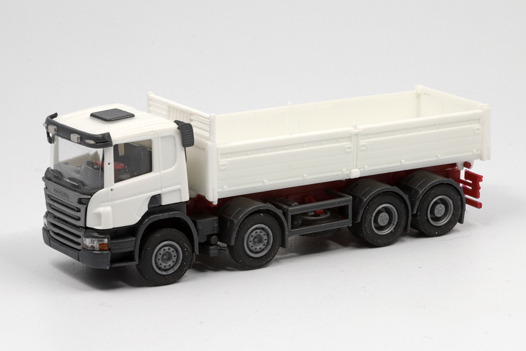 OLM-341 Scania P Mulden-Kipp-Lkw (4a) weiß