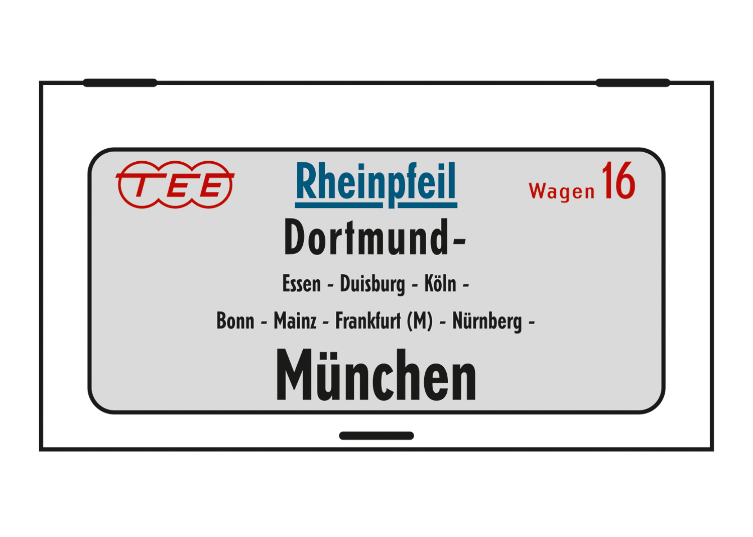 15368 DB Rheinpfeil Wagen-set 3-tlg Ep.4
