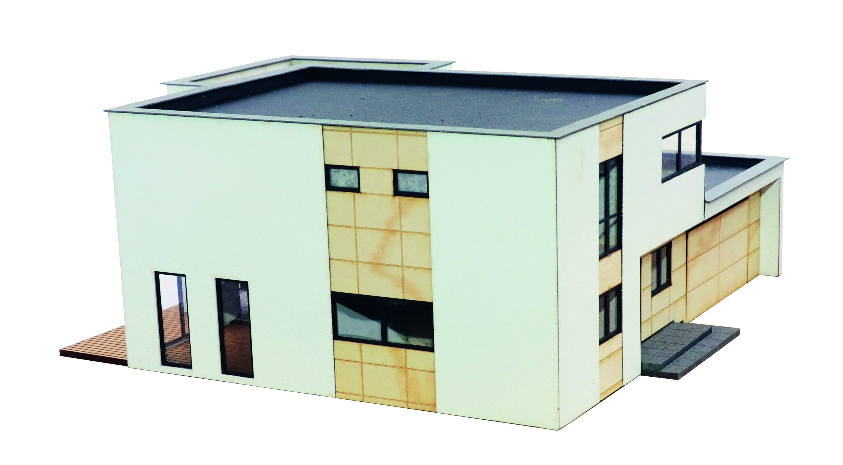 38338 H0 Kubushaus Anna mit Balkon