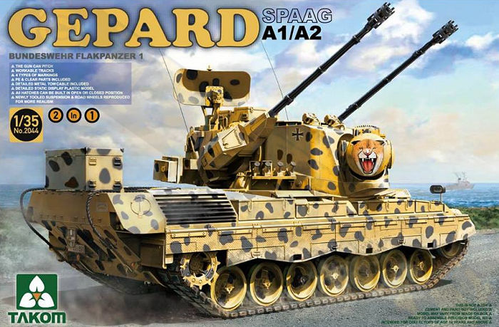 2044 BW Flakpanzer 1 Gepard SPAAG A1/A2