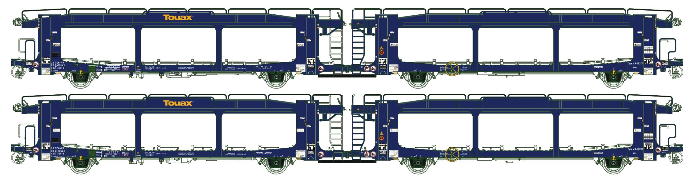 32155 Touax Autotransportwagen Set Ep.6