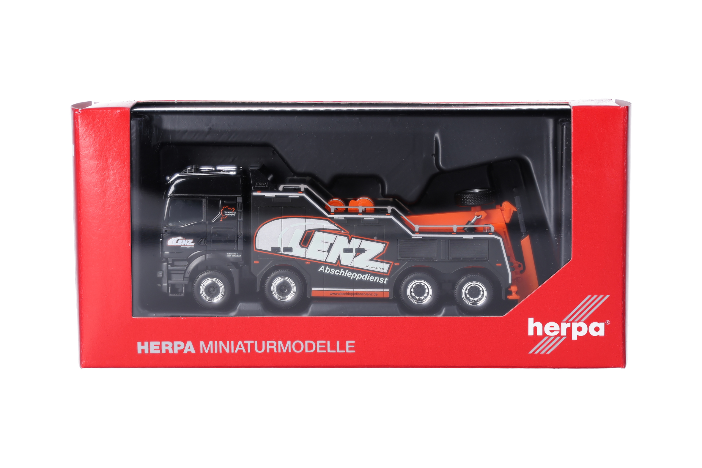 Herpa 320634 MAN TGS TM Empl Bison Bergefahrzeug Lenz