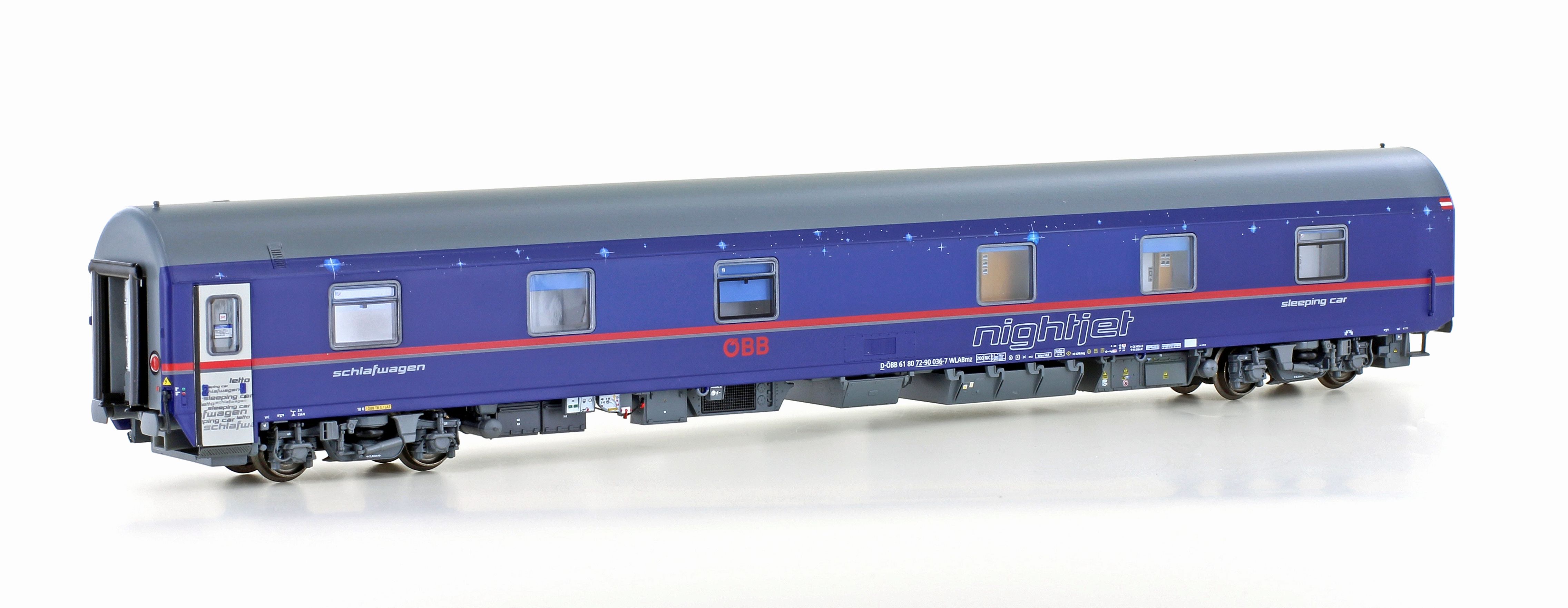 LS Models MW2119 ÖBB Nightjet Wagen-Set NJ425 4-tlg. Ep.6