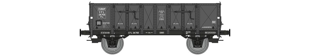 REE Modeles WB-919 CFL offener Güterwagen Ep.3