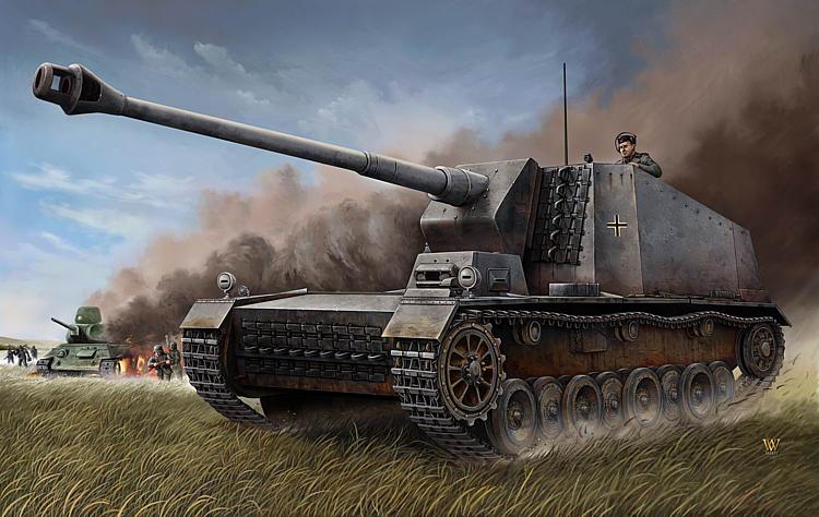Trumpeter 750350 Deutsche 12.8 cm L/61 Selbstfahrlafette
