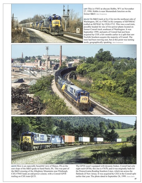 Morning Sun 1686 CSX Power in Clr V4 GE's