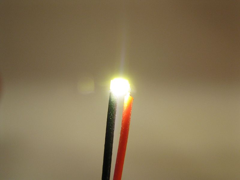 50039 LED SMD 0603 mit Kabel warmweiß für Car