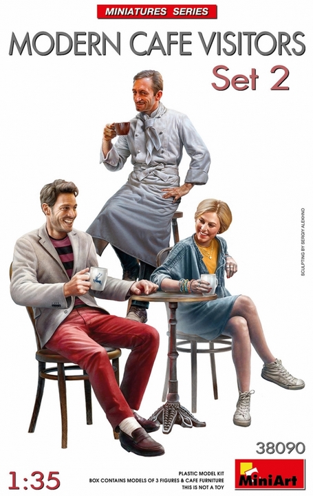 38090 Modern Cafe Visitors Set2