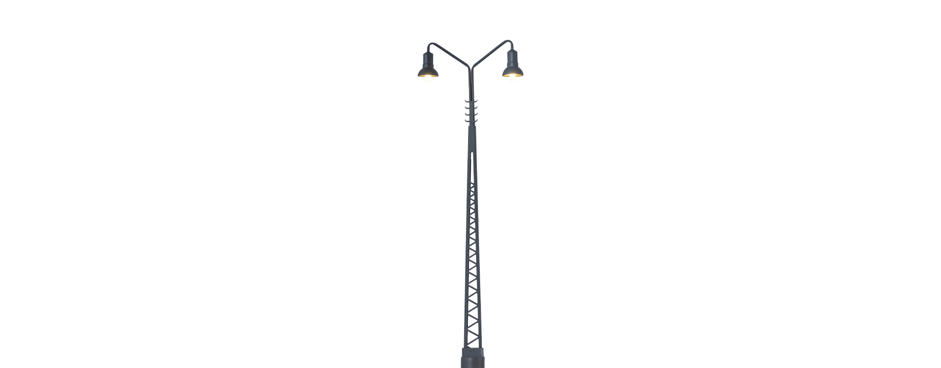 84019 Gittermastleuchte, doppelt  (LED)