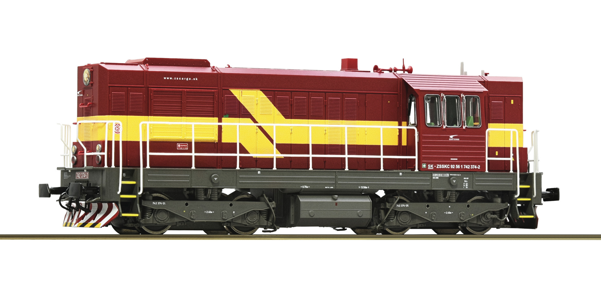 Roco 7310017 ZSSK Cargo Diesellok 742 386-6 Ep.6