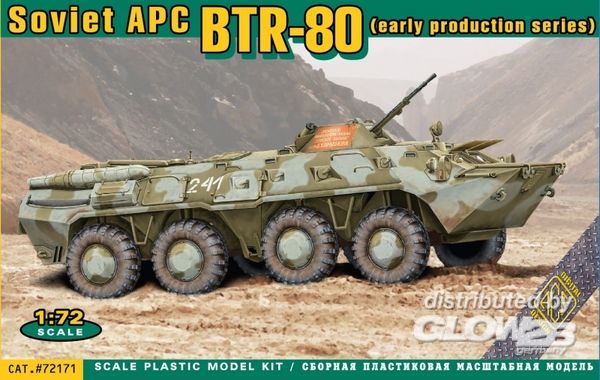 ACE 72171 BTR-80 Soviet armored personnel carrier