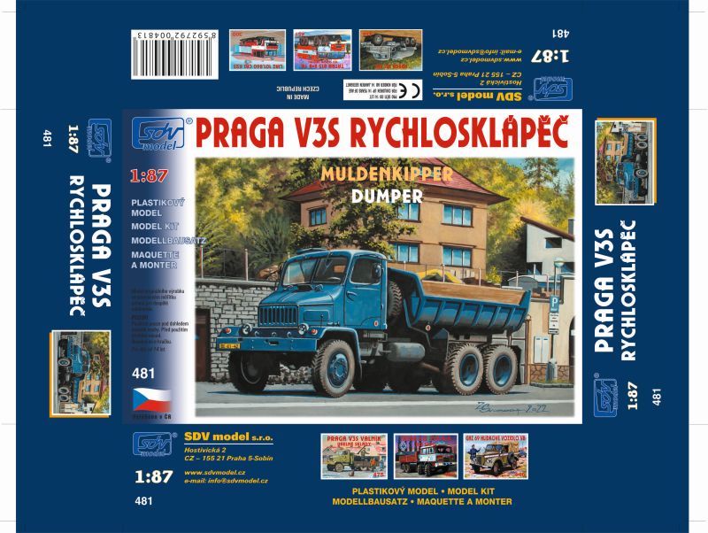 481 Praga V3S Muldenkipper