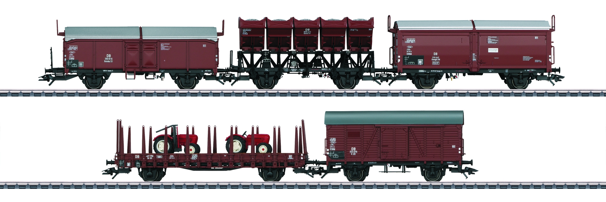 46199 DB Güterwagen Set 6-tlg Ep.3