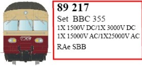 89217 Pantograph für Serie RAe