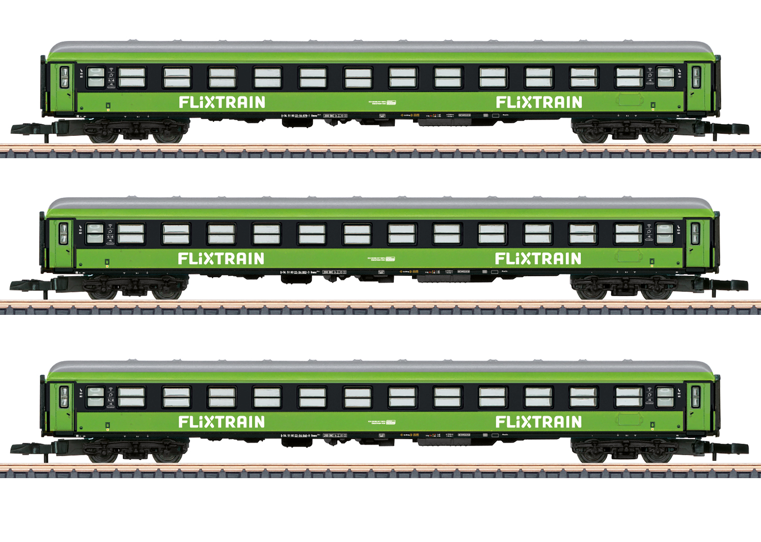 87403 FLIXTRAIN Schnellzugwagen-Set 3-tlg Ep.6