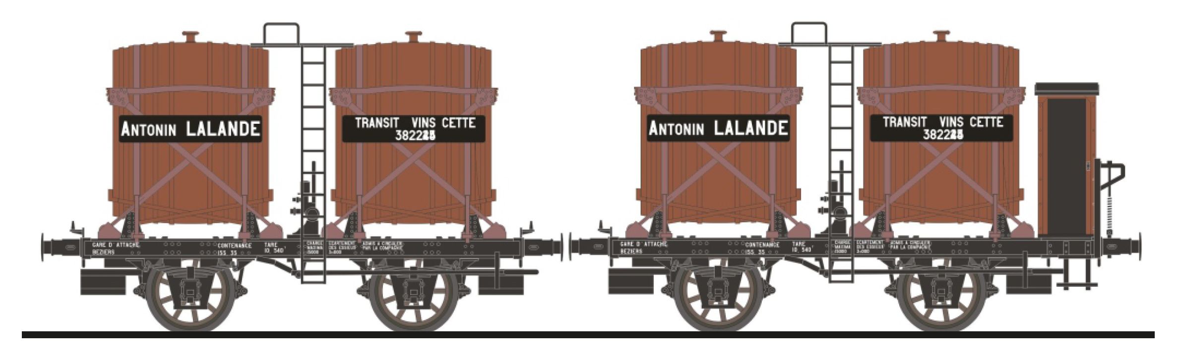 Makette 4515 MIDI Weinfasswagen-Set 2-tlg. Ep.2