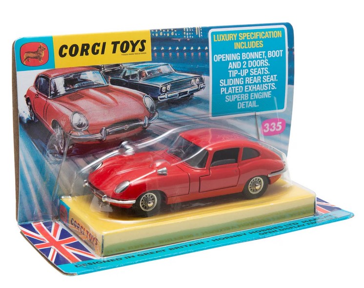 CD54321012 (No.335) Jaguar E-Type 4.3 2+2 rot