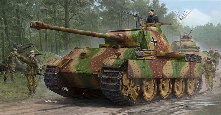 84551 Sd.Kfz. 171 Panther Ausf. G, früh
