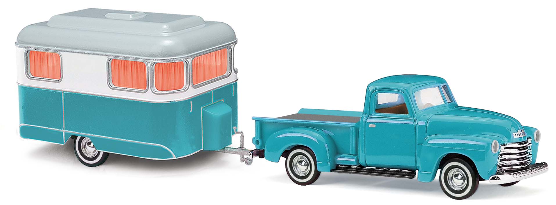 48243 Chevrolet Pick-up mit Nagetusch-Wohnwg.