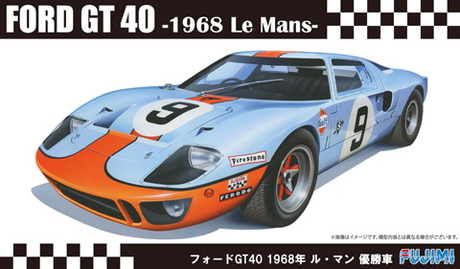 12605 Ford GT40 LeMans 1968 #9 Gulf
