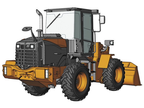 Hasegawa 666004 Hitachi ZW100-6 Radlader