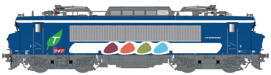 10955S SNCF E-Lok BB 7613 Ep.5/6 AC