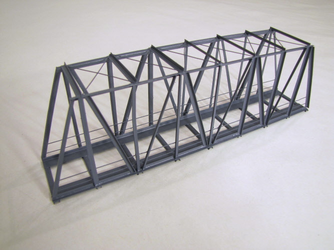 Hack KT23S Kastenbrücke schräg 22,8cm, grau