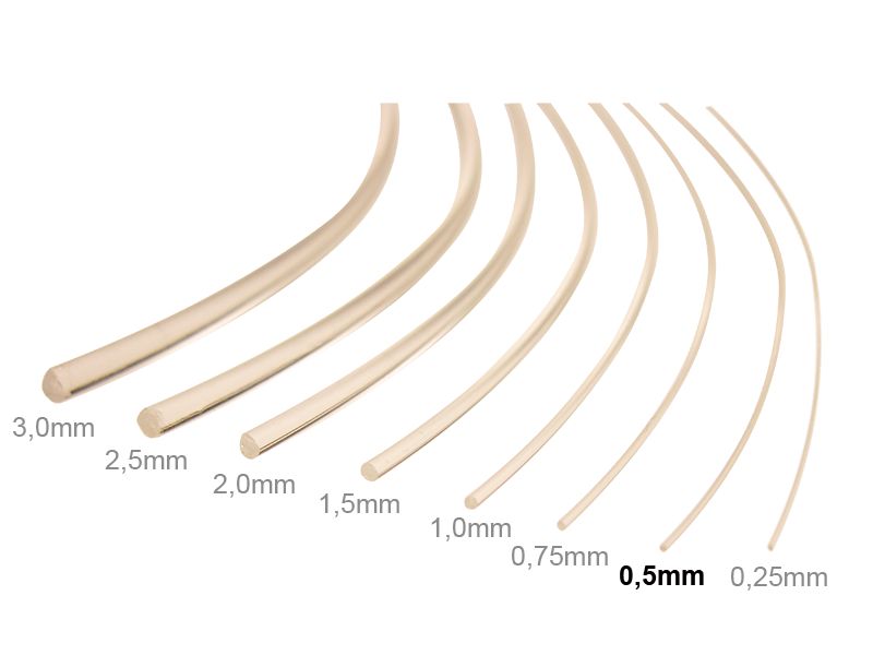50188 2 Meter 0,5mm LWL Lichtwellenleiter Lic