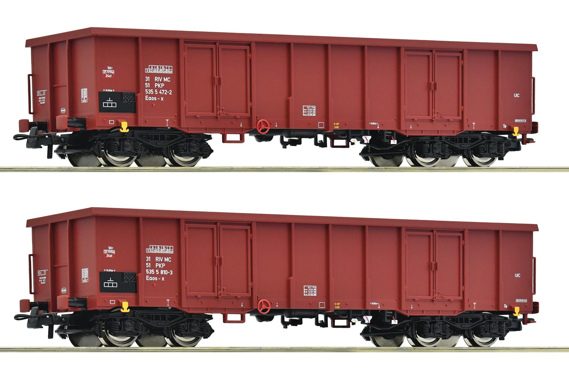Roco 6600171 PKP off. Güterwagen Eaos Set 2tlg. Ep.4