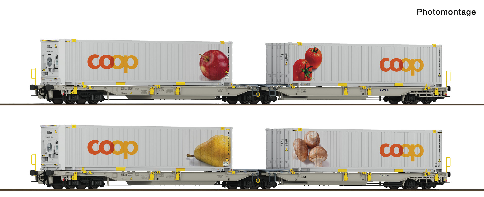 Roco 6600322 RailCare Set1 Taschenw. T2000 "COOP" Ep6