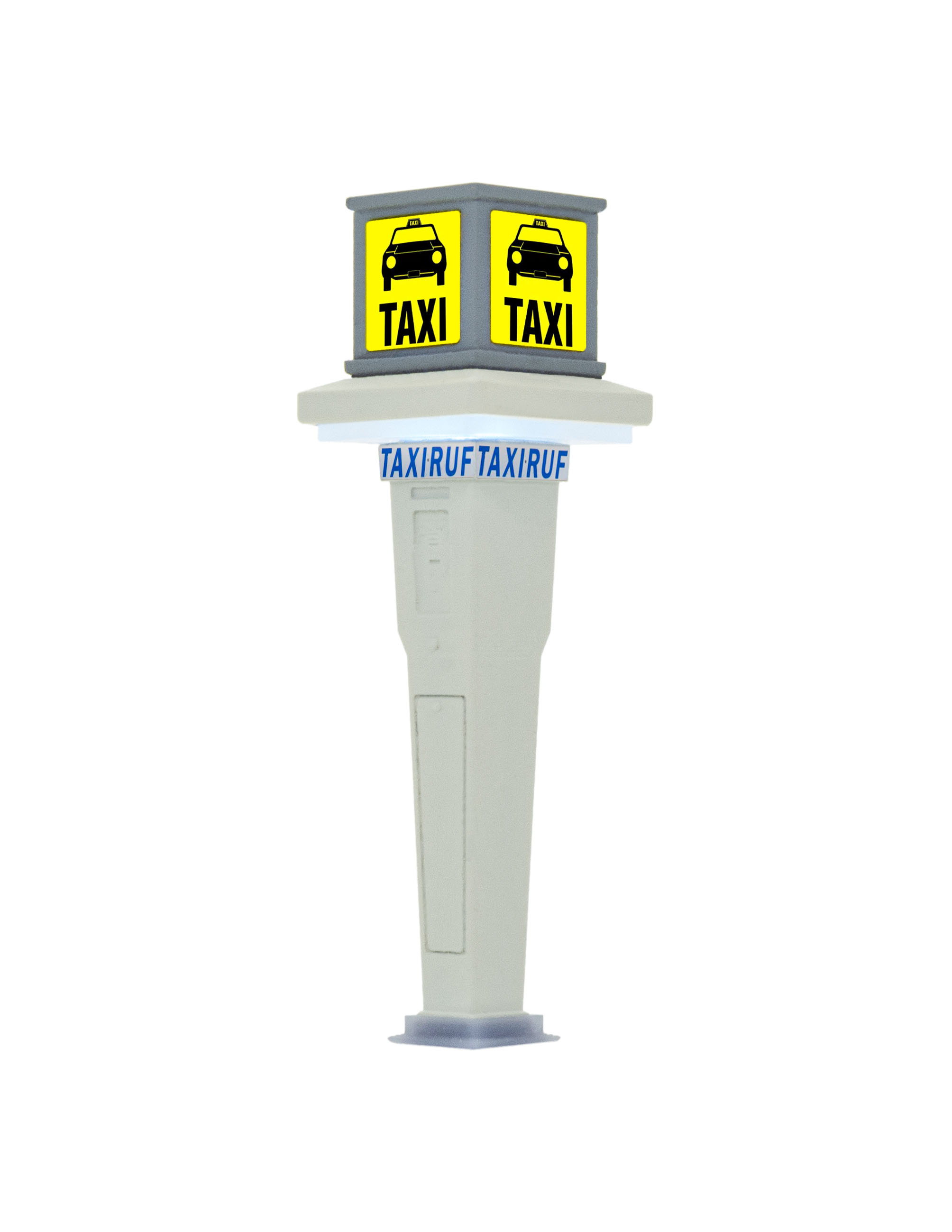 1378 H0 Taxistand mit LED-Beleuchtung