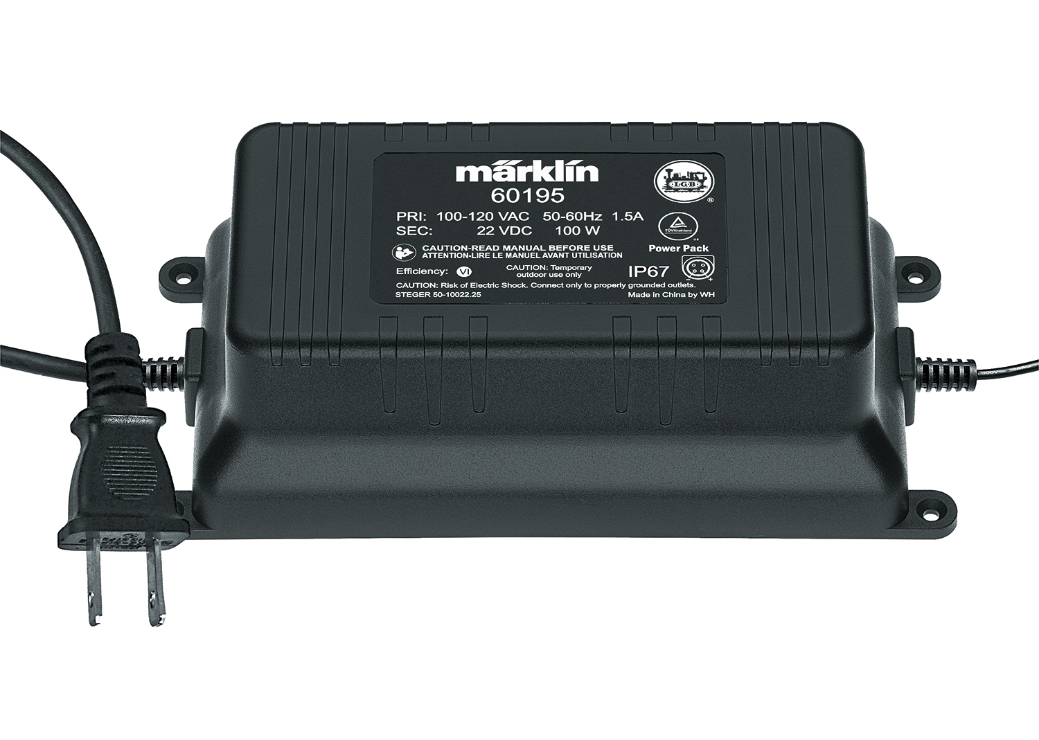 Märklin 60195 Schaltnetzteil 100 VA 120 Volt